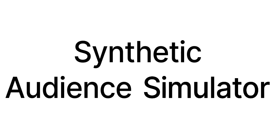Synthetic Audience Simulator